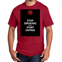 E Ciggarette Vape Life Memes Cigar Meme Geek Funny Basic T-shirt | Artistshot