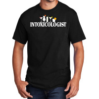 Intoxicologist T Shirt, Bartender Mixologist Bar Gift Shirt Basic T-shirt | Artistshot