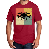 Fpv Drone Racing Quadcopters Rc Pilot Aerial Sports Vintage Retro Basic T-shirt | Artistshot