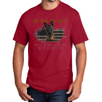 Belgian Malinois American Flag Funny Dog Gift Basic T-shirt | Artistshot