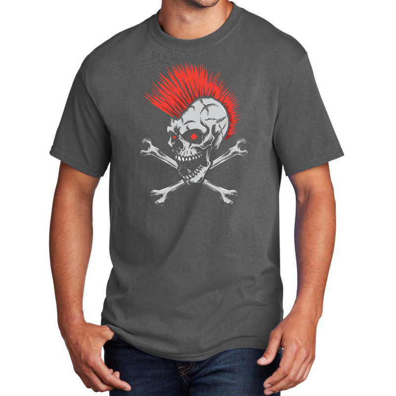 Punk Skull Basic T-shirt | Artistshot