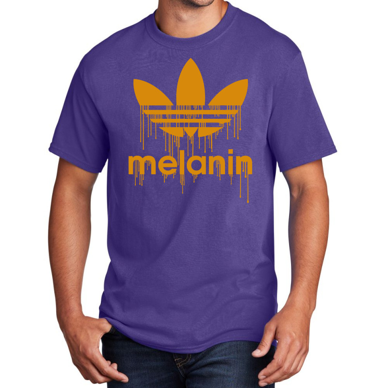 Dripping Melanin Basic T-shirt | Artistshot