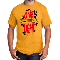 One More Light Basic T-shirt | Artistshot