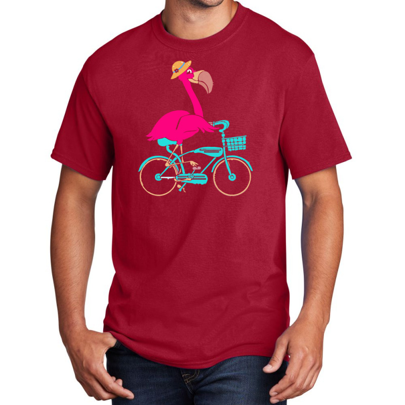 Flamingo T  Shirt I Make Cycling Look Flamazing Funny Flamingo T  Shir Basic T-shirt | Artistshot