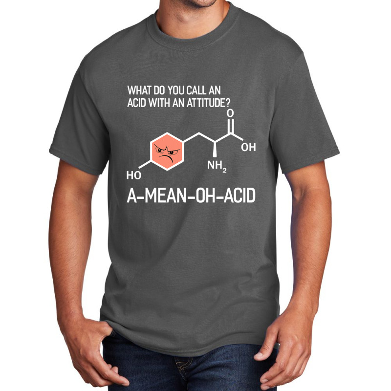 Humor Nerdy Chemistry T Shirt Gifts Amino Acid For Women Men Basic T-shirt by HUUY | Artistshot