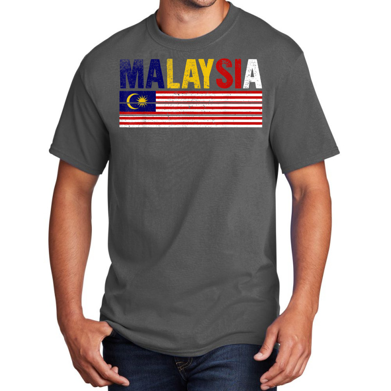 Malaysia Flag Malaysian Mens Womens Kids T Shirt Basic T-shirt by emly9i8u7y6y5t | Artistshot