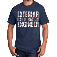 Exterior Illumination Engineer Christmas Lights Fixer Basic T-shirt | Artistshot