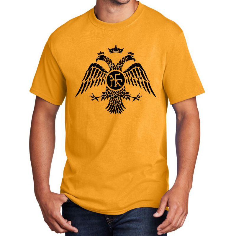 Roman Byzantine Flag Basic T-shirt by reinolumpkin | Artistshot