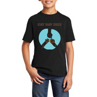 International Cat Day 2022 T  Shirt Happy International Cat Day 2022 T Basic Youth T-shirt | Artistshot