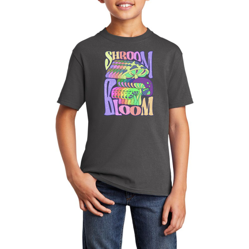 Happy Hippie Shroom Bloom Basic Youth T-shirt by difarinasool | Artistshot