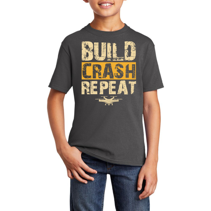 Fpv Drone Racing Quadcopters Rc Pilot Aerial Sports Basic Youth T-shirt by Tasteful Tees | Artistshot