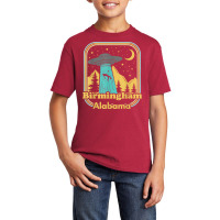 Birmingham Alabama Ufo Alien Hunter Ironic 80s State Pride T Shirt Basic Youth T-shirt | Artistshot