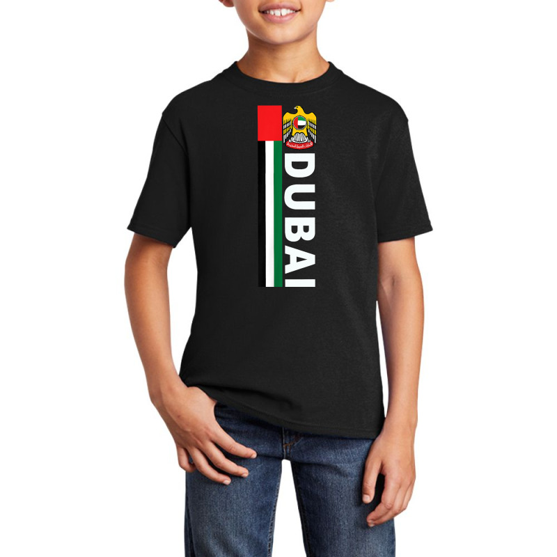 Dubai Football Style United Arab Emirates City T Shirt Basic Youth T-shirt by waltervanderwilt1 | Artistshot