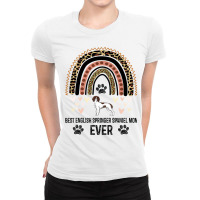 Best English Springer Spaniel Mom Ever Rainbow For Ladies Fitted T-shirt | Artistshot