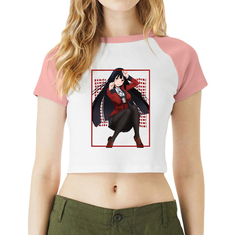 Yumeko Jabami Overload Classic Raglan Crop Top by cm-arts | Artistshot