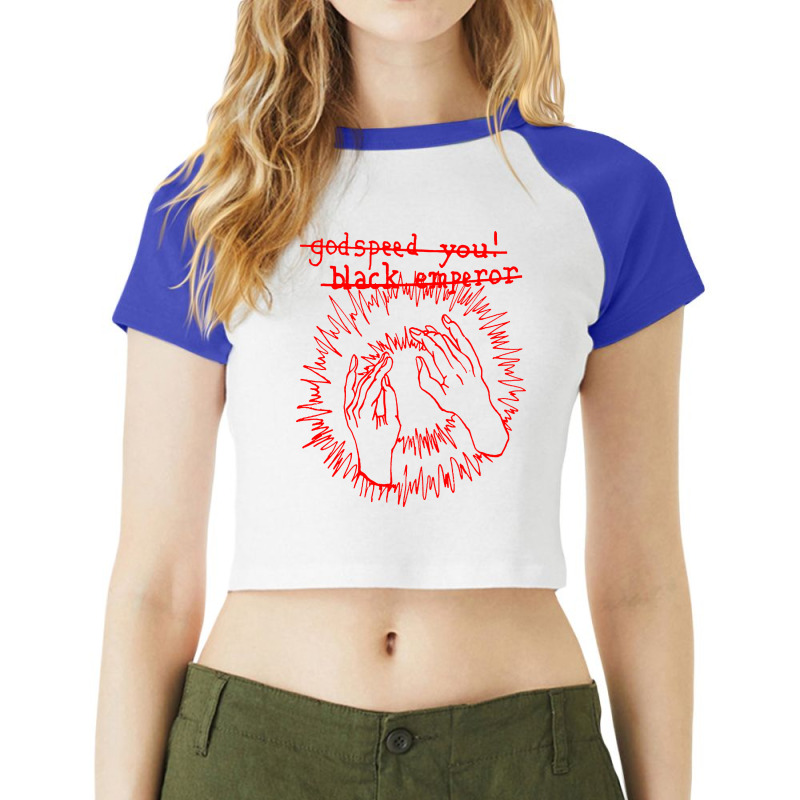 Godspeed You! Black Emperor Raglan Crop Top by poppyallen | Artistshot