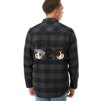 Australian Shepherd Dog Owner I Was Normal 2 Aussi Flannel Shirt | Artistshot