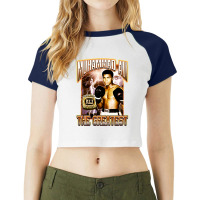 Day Gift Boxing King Gifts Women Raglan Crop Top | Artistshot