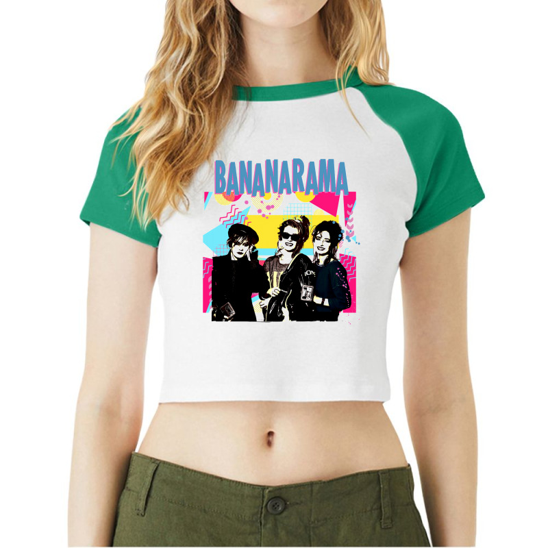 Bananarama Raglan Crop Top by cm-arts | Artistshot