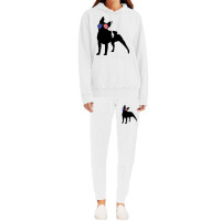 Boston Terrier Dog Usa 4th Of July American Hoodie & Jogger Set | Artistshot