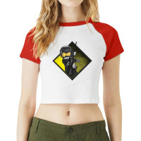 Madness Combat Aahw Engineer Grunt Art Raglan Crop Top | Artistshot