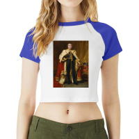 Nigel Farage King, Nigel Farage, King, Anti Boris Johnson, Farage King Raglan Crop Top | Artistshot