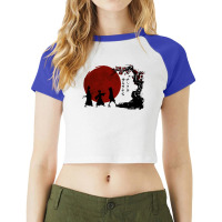 Character Animated Mugen Jin Gifts Women Raglan Crop Top | Artistshot