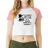 Playing  James Cagney Men Women Raglan Crop Top | Artistshot