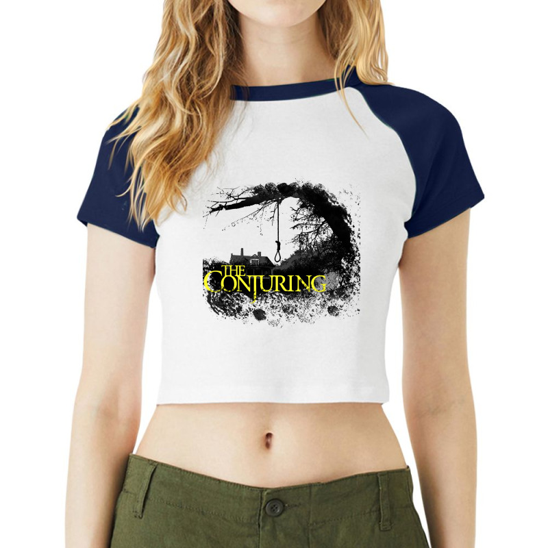 Retro  Barrymore Call Me Raglan Crop Top by ArtistLisa | Artistshot