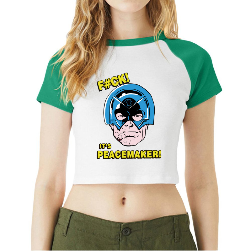 Fck Is Pacemaker Classic Raglan Crop Top | Artistshot