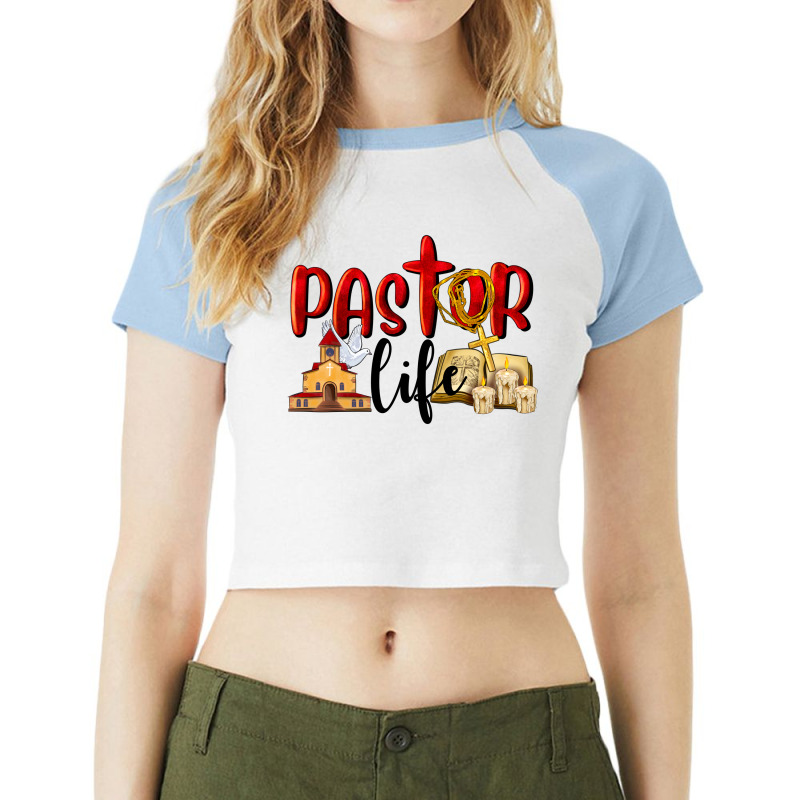 Pastor Life Raglan Crop Top by LillyAllenDesigns | Artistshot