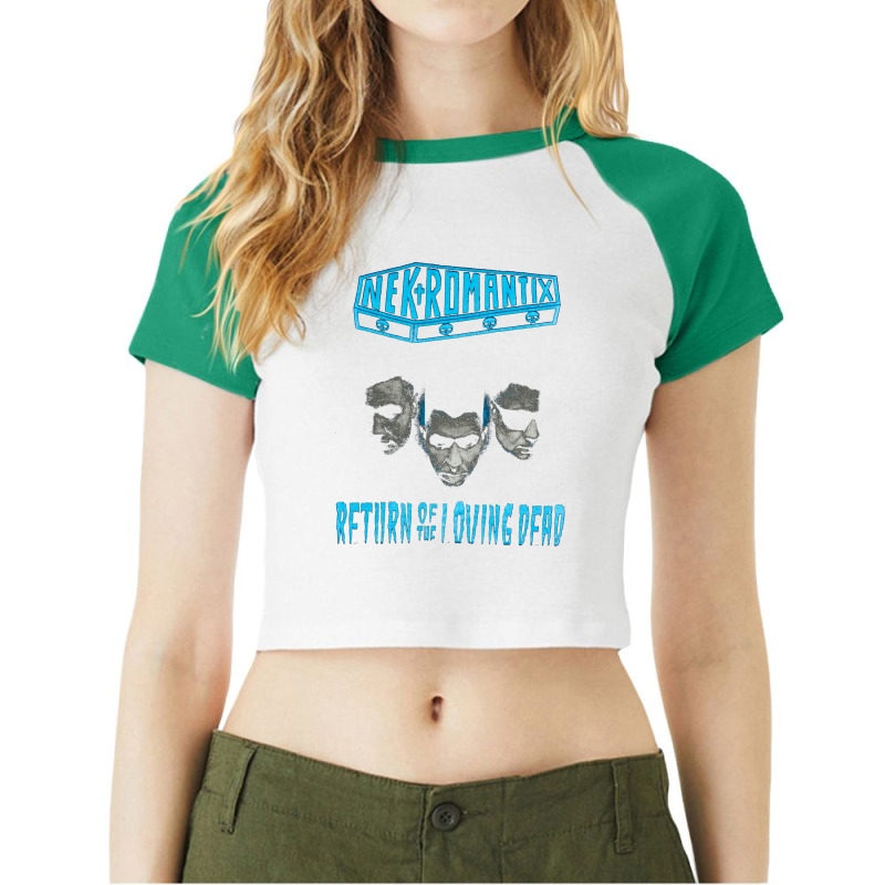 Nekromantix, Return Of The Loving Dead, The Nekromantix, Nekromantix A Raglan Crop Top by cm-arts | Artistshot