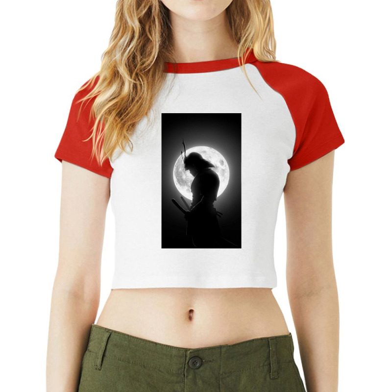 Samurai Classic Raglan Crop Top by cm-arts | Artistshot