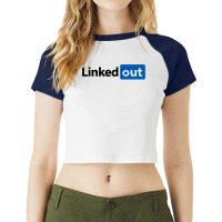 Linked Out Active Raglan Crop Top | Artistshot