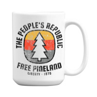 American Marauder Free Pineland Camping Badge 3 15 Oz Coffee Mug | Artistshot