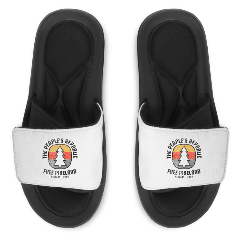 American Marauder Free Pineland Camping Badge 3 Slide Sandal | Artistshot