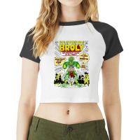 The Incredible Broly Raglan Crop Top | Artistshot