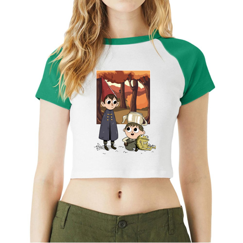 Over The Gardenn Wall Raglan Crop Top by cm-arts | Artistshot