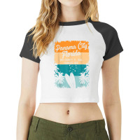 Panama City Beach Florida Fl Souvenirs Gifts Men Women Kids Raglan Crop Top | Artistshot