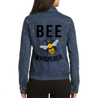 Bee Whisperer Beekeeper Apiarist Beekeeping Ladies Denim Jacket | Artistshot