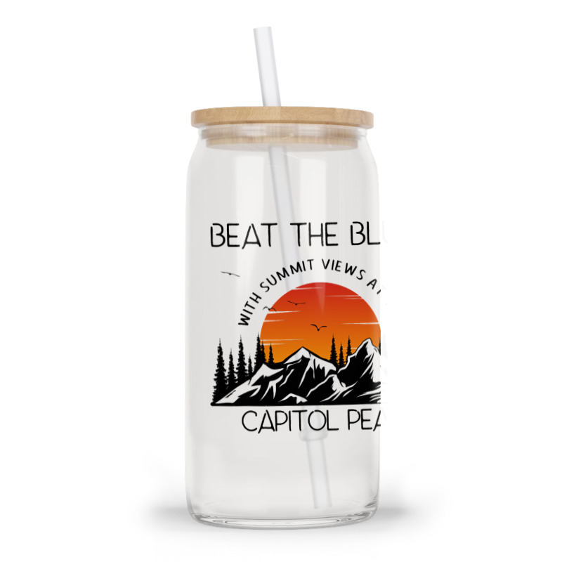 Capitol Peak Hiking And Mountain Climbing Trails Glass Tumbler | Artistshot