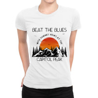 Capitol Peak Hiking And Mountain Climbing Trails Ladies Fitted T-shirt | Artistshot