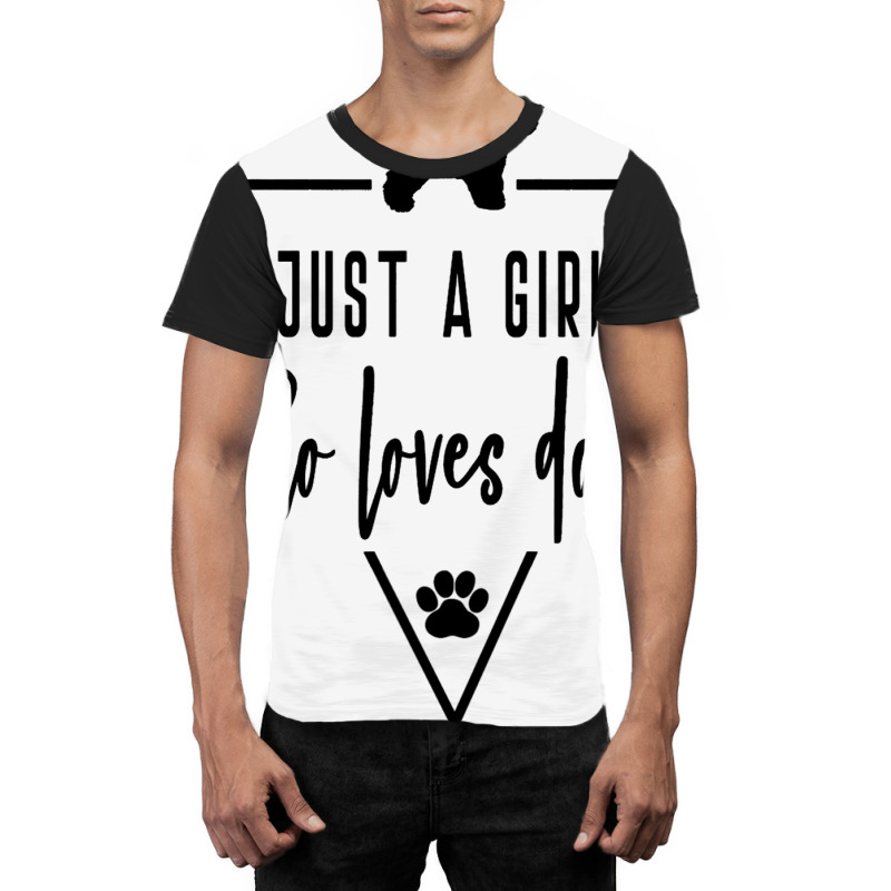 Bichon Frise Just A Girl Who Loves Dogs Mom Paw Pr Graphic T-shirt | Artistshot