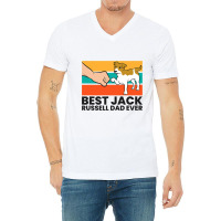 Best Jack Russel Dad Ever Father Of Jack Russell T V-neck Tee | Artistshot