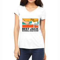 Best Jack Russel Dad Ever Father Of Jack Russell T Women's V-neck T-shirt | Artistshot