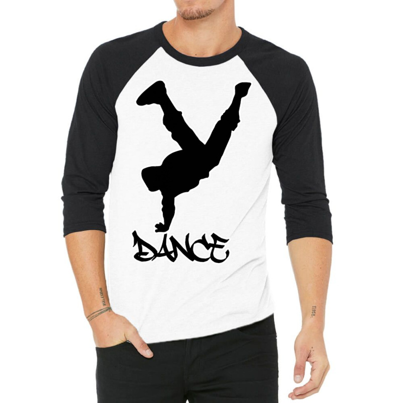 Breakdancing Shirt Picture Image Hop Dance Trick B 3/4 Sleeve Shirt by AnamarieStrawn | Artistshot