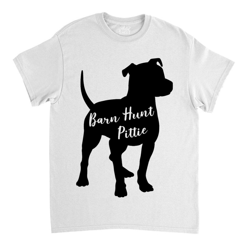 Barn Hunt Pittie Pitbull Dog Silhouette Nose Work Classic T-shirt by RenaHetrick | Artistshot