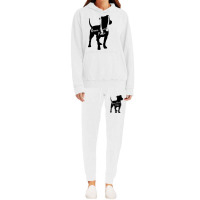 Barn Hunt Pittie Pitbull Dog Silhouette Nose Work Hoodie & Jogger Set | Artistshot