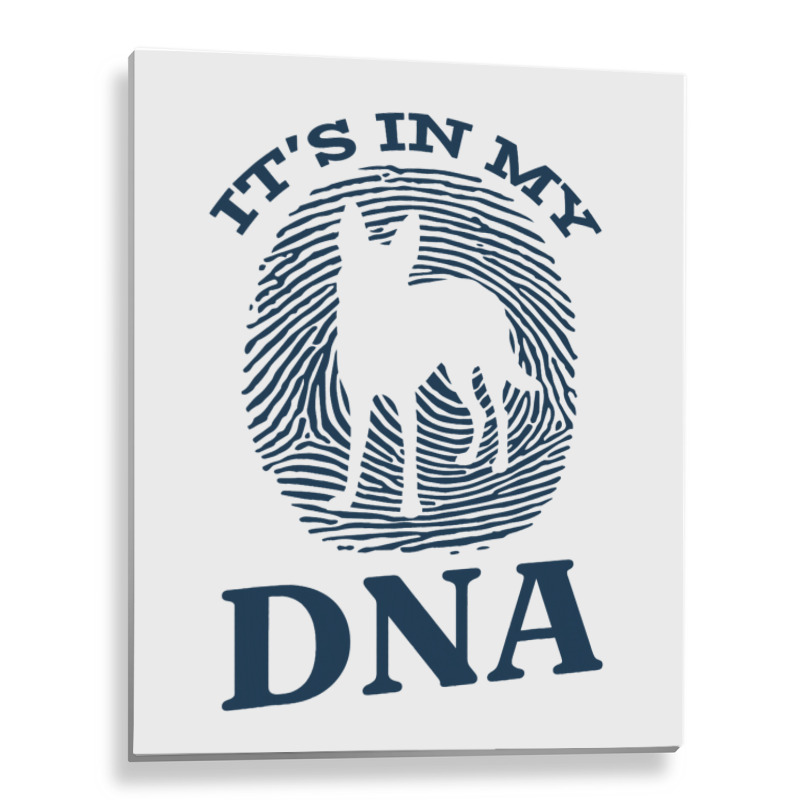 Carolina Dog Dna I Dog Fingerprint I Carolina Dog  Metal Print Vertical | Artistshot