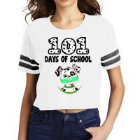 101 Days Of School Dalmatian Dog Lover Teacher Gif Scorecard Crop Tee | Artistshot